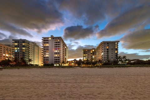 Miami beachfront apartment buildings